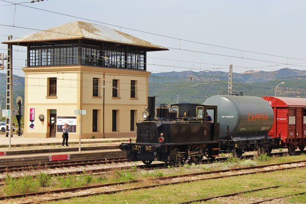 Locomotora de vapor "Cuco"