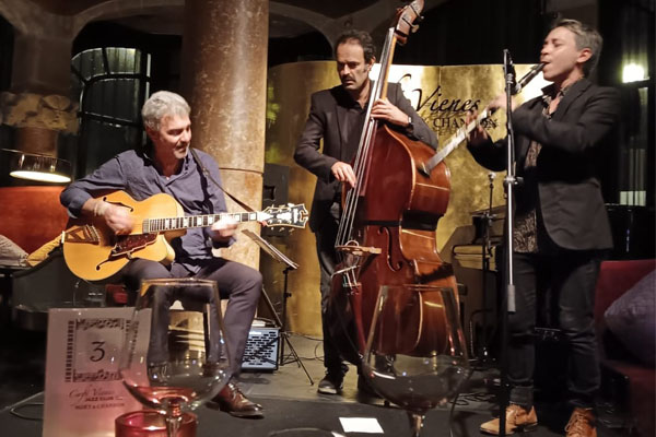 Músics al concert-vermut jazz 2024